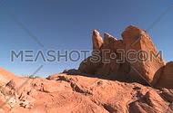 A view of the southern Nevada desert in and around the valley of fire.