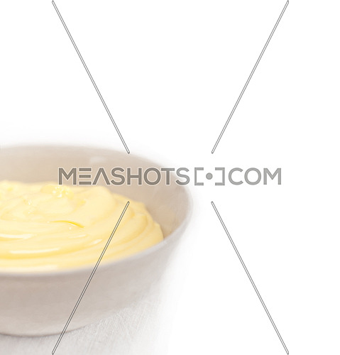 fresh natural  homemade vanilla custard pastry cream