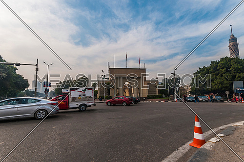 Long shot for Cairo Opera House Gate at Day