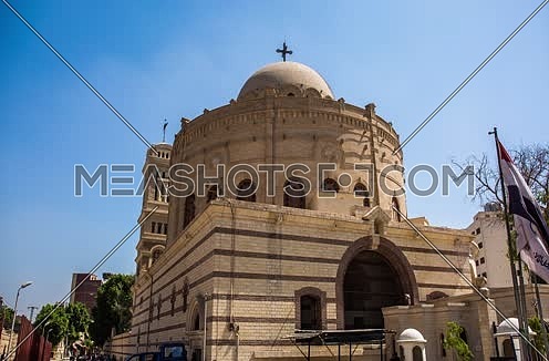 Timelapse of Church in Coptic Cairo at day