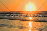 sun rise by the beach
