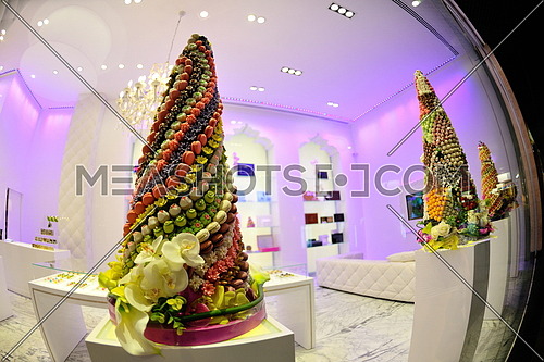 luxury decorated candysweets  store in shopping mall