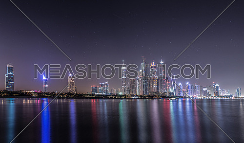 Dubai Marina water front Panorama