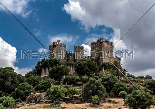 Castle of Almodovar del Rio, It is a fortitude of Moslem origin, it was a Roman fort and the current building has definitely origin Berber, of the year 760, Almodovar del Rio, Spain