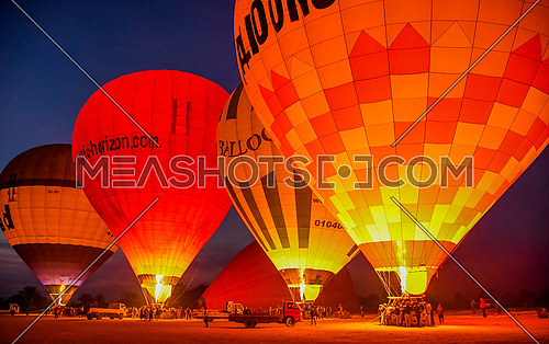 Balloon Airport in Luxor, Egypt