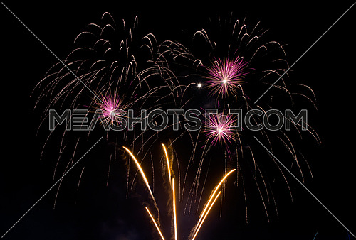 colorful fireworks