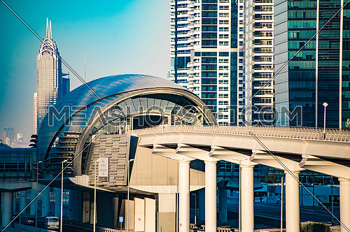 Jumeirah Lake Towers Metro Station Dubai, 
18 December 2015