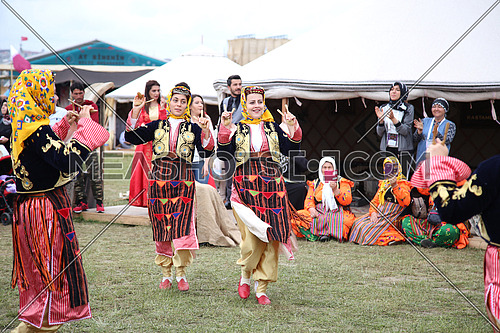 A Traditional Central Asian dance in the 
