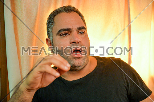 Egyptian Actor Mohamed Shaheen on 20 October 2015