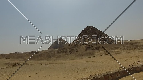 Tracking shot for Saqqara Pyramid in Giza at day.