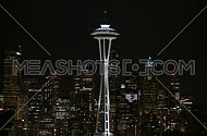 Downtown Seattle evening - Pan