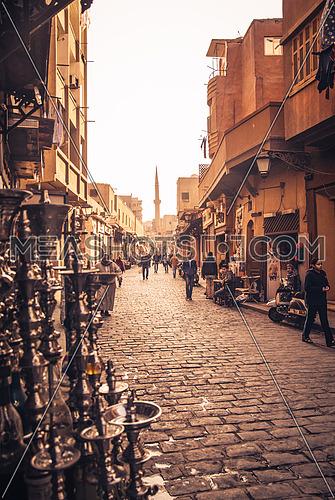 El Moez street Cairo, Egypt  Image shot on 17 JAN 2015