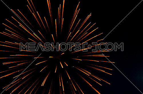 bright fireworks celebration at night