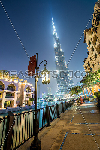 Burj Khalifa skyscraper in Dubai UAE, is tallest tower in the world