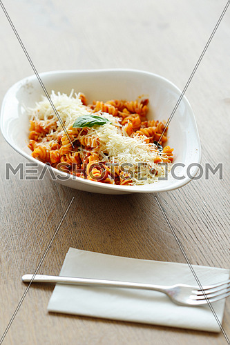 healthy italian food spaghetti pasta bolognese  with tomato beef sauce