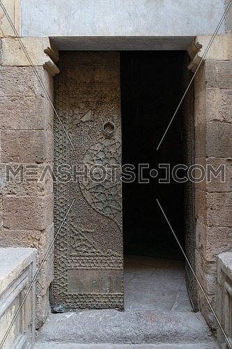 Mamluk Doorway in El-Darb el-Ahmar, Islamic Cairo