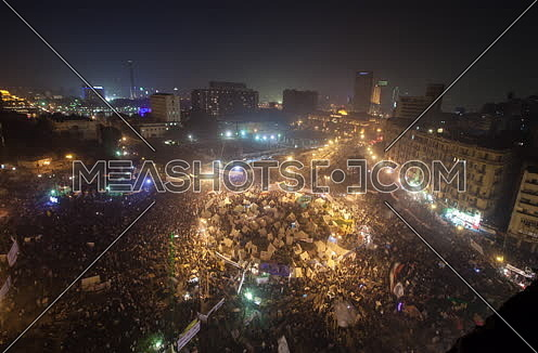 Fixed Top Shot for Tahrir Square at Night