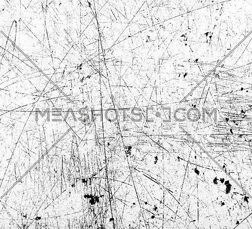 Close up grunge abstract uneven background of vintage weathered surface with defects, stains and scratches