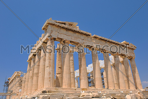 parthenon famous european tourist  travel destination in greece athens