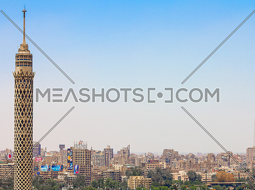 Cairo Tower with clear sky