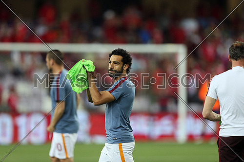 Mohamed Salah During the football match El ahly VS AS Roma in abudhabi UAE on 20 May 2016