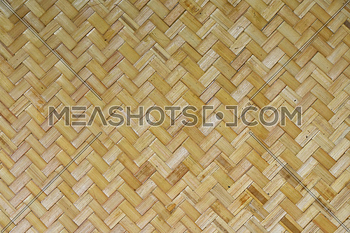 Wicker braided bamboo unpainted wall texture pattern