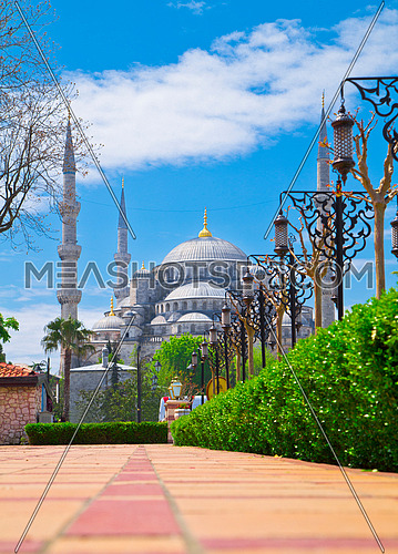 Sultan ahmet mosque or blue mosque in Istanbul, Turkey