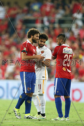 Egyptian football team el ahly plays against AS Roma in abu Dabhi UAE