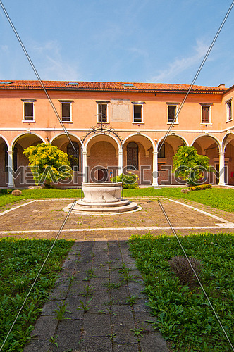 Venice Italy scuola dei Carmini interior view