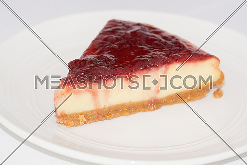 cheese cake Dessert with strawberry topping