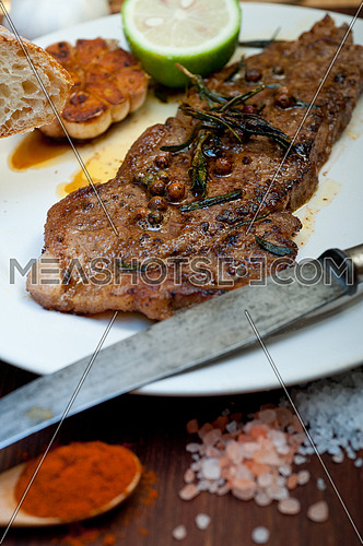 roasted grilled ribeye beef steak