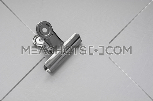 Small spring clamp made of metal 