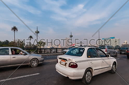 Track Left Shot for inside Qasr Al Nile Bridge at Day